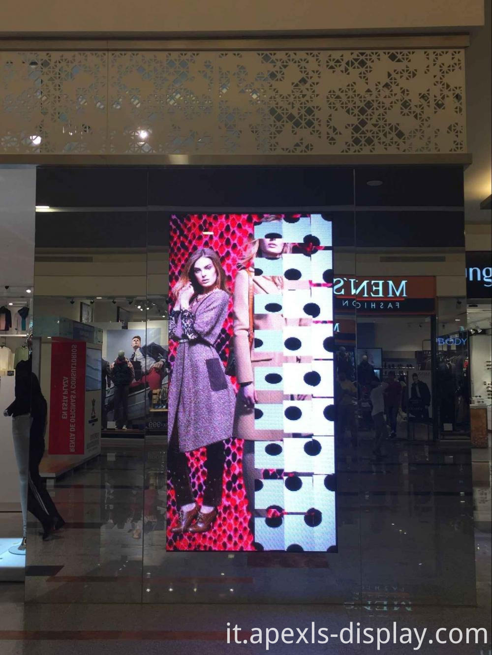 Scheda video a led per interni del centro commerciale 2 Shopping Mall Indoor Led Video Board 2